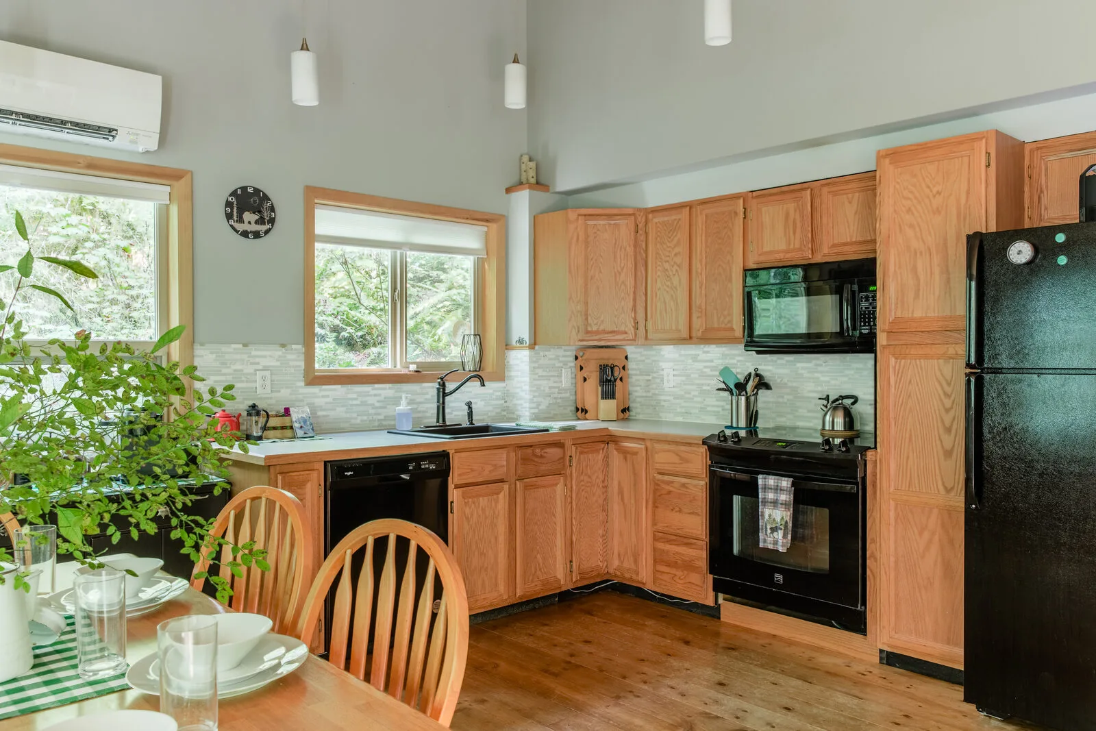 Kitchen, set up for real cooking